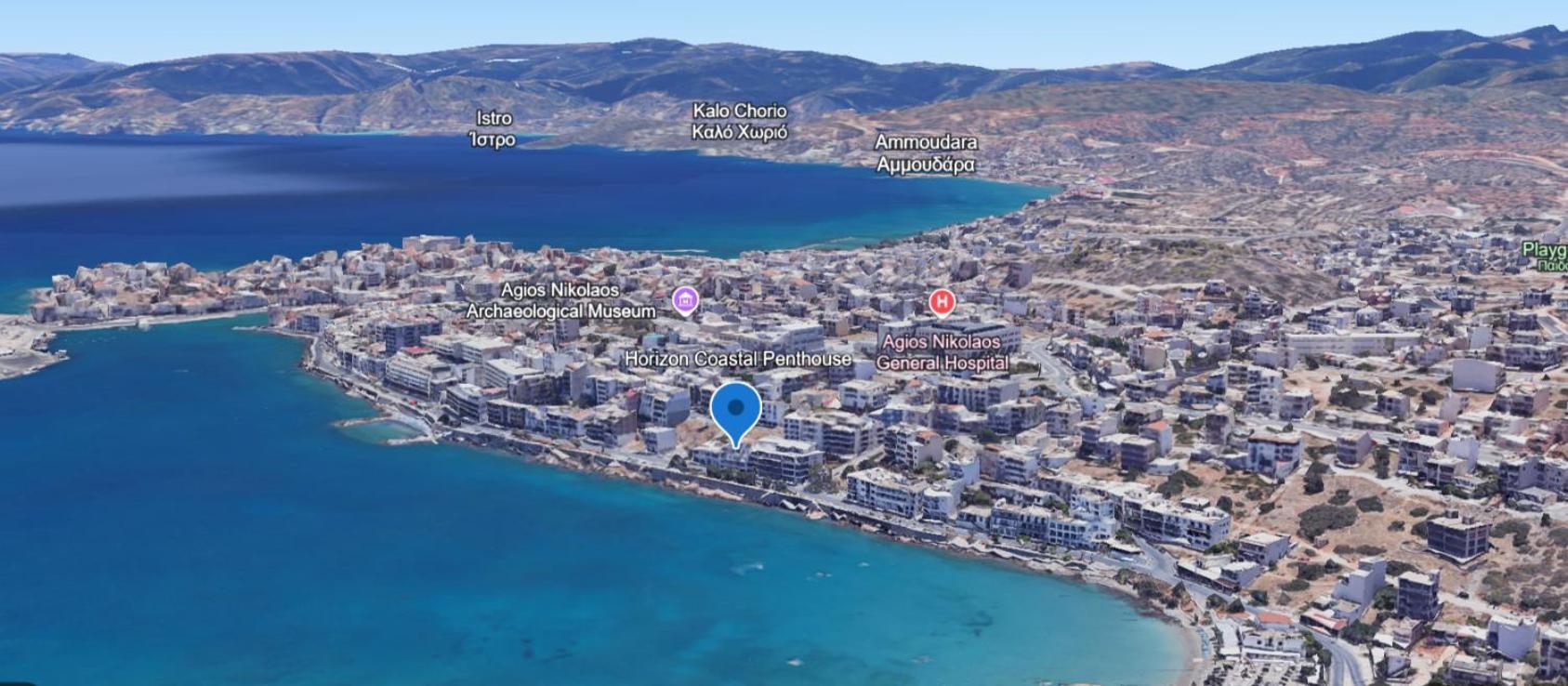 Horizon Central Apartment Amazing View Ágios Nikolaos Exterior foto